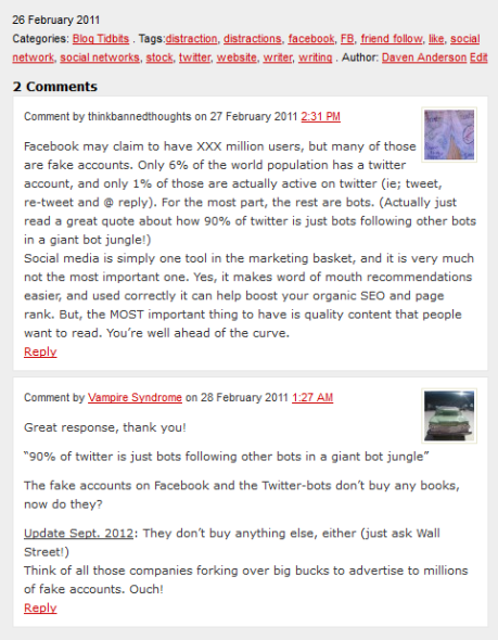 VS Blog 26 Feb 2011 Social Network post comments